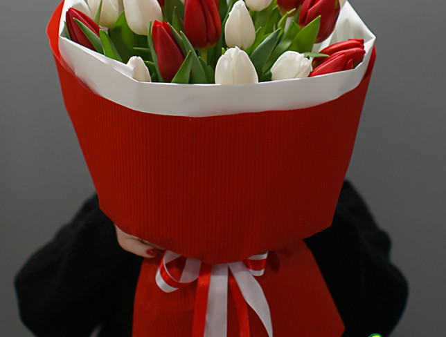 Букет из тюльпанов ,,Весеннее сочетание,, Фото